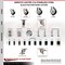 Service Caster 3.5 Inch 316SS Black Poly Swivel 1-7/8 Inch Expanding Stem Caster Set Lock Brake SCC-SS316TTLEX20S3514-PPUB-BLK-178-4 - alternate 4